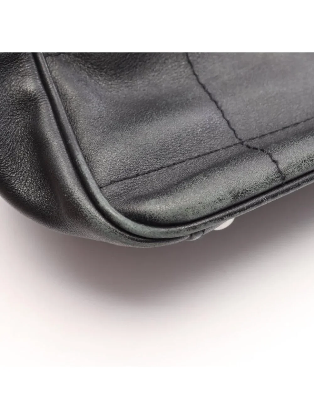 Chanel Tote Bag Choco Bar Black Lambskin